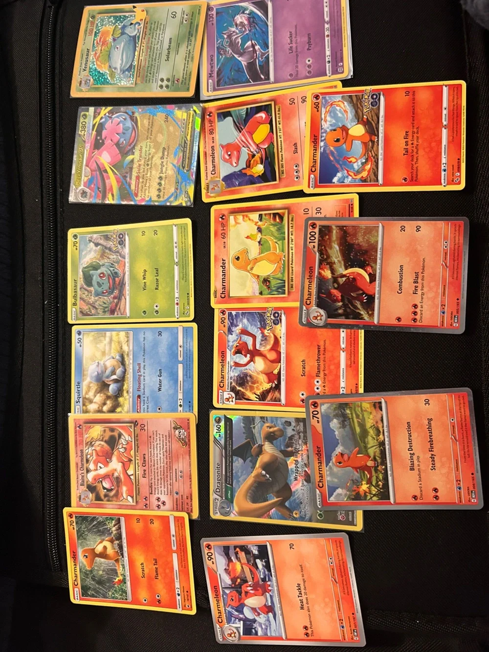 Pokemon Charmeleon & Charmander Assorted Red and Orange Trading Cards